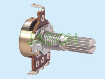 R160T3-10 16mm Rotary Potentiometers